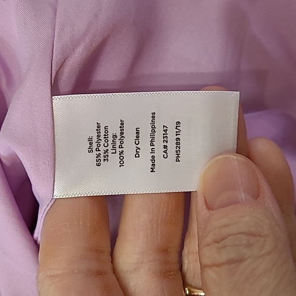 NWT Talbots light purple textured dress size 14 - Picture 10 of 11